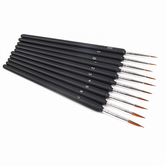 Paint by numbers - Premium Brush Set (Black) - MyArt