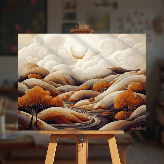 Paint by numbers - Autumn Waves - MyArt