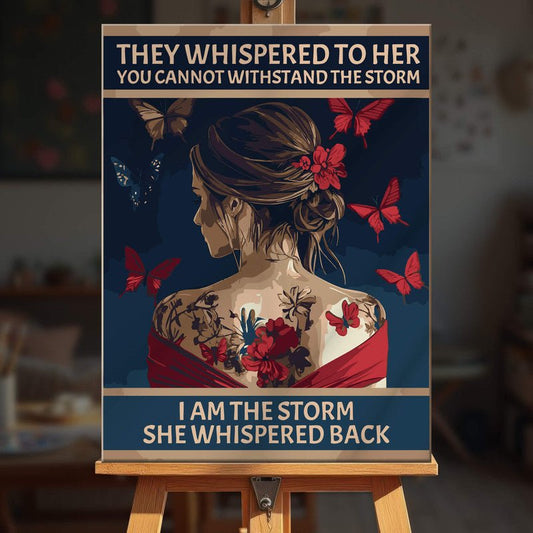 Paint by numbers - Butterfly Strength - MyArt