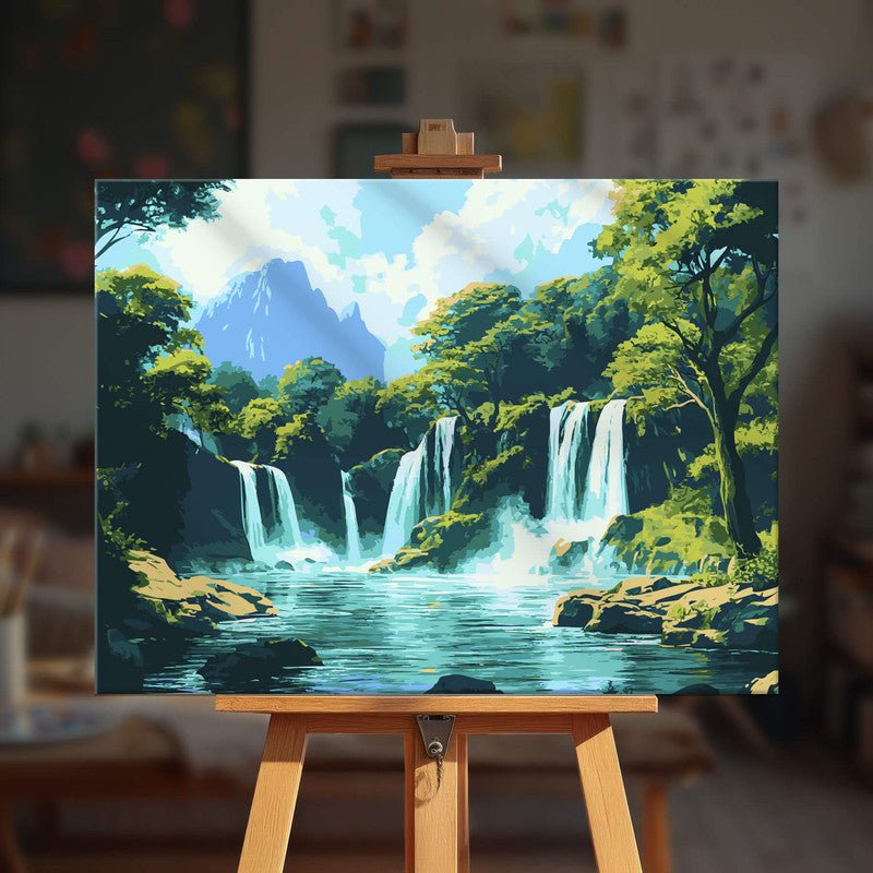 Paint by numbers - Whispering Falls - MyArt