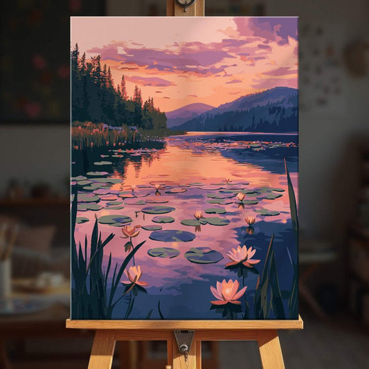 Paint by numbers - Stillwater Glow - MyArt