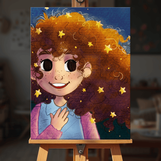 Paint by numbers - A star for every curl - MyArt