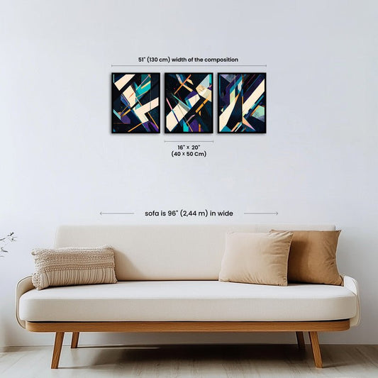 Paint by numbers - Abstract Angles - MyArt