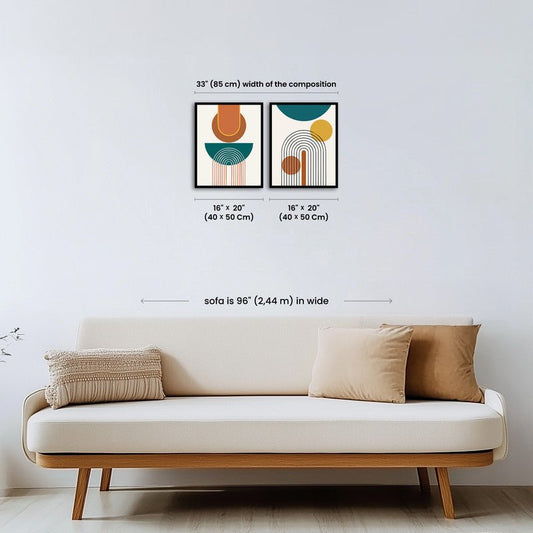 Paint by numbers - Abstract Arcs - MyArt