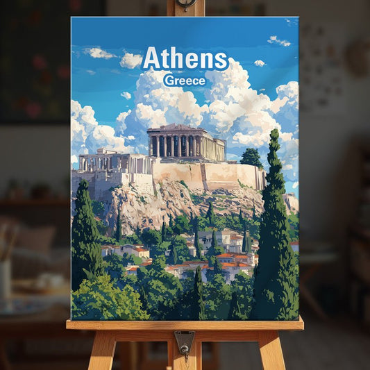 Paint by numbers - Acropolis Hill - MyArt