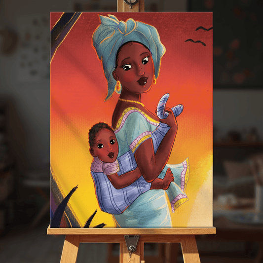 Paint by numbers - African Sunset - MyArt