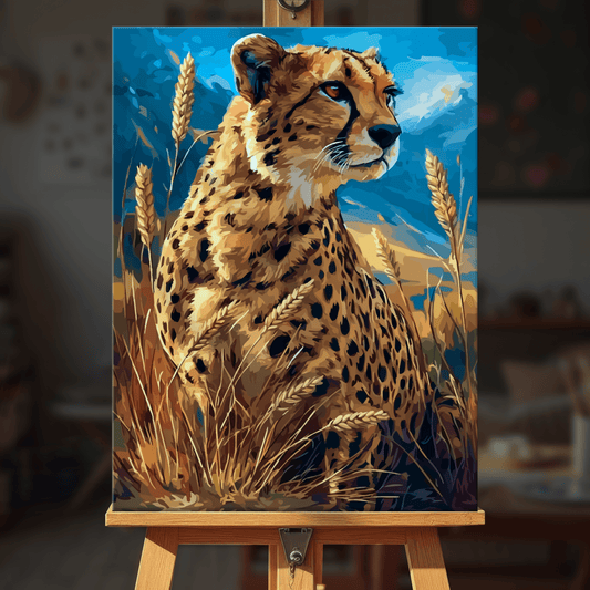 Paint by numbers - Alert Cheetah - MyArt