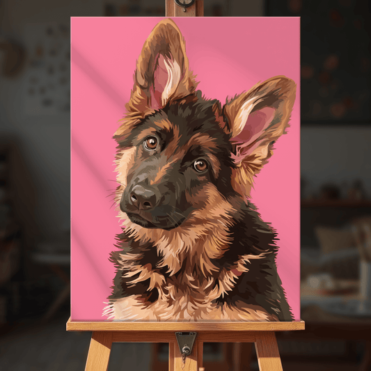 Paint by numbers - Alert Shepherd - MyArt
