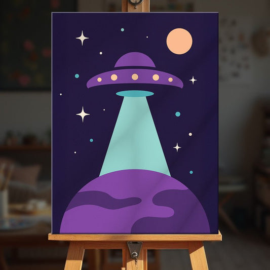 Paint by numbers - Alien Encounter - MyArt