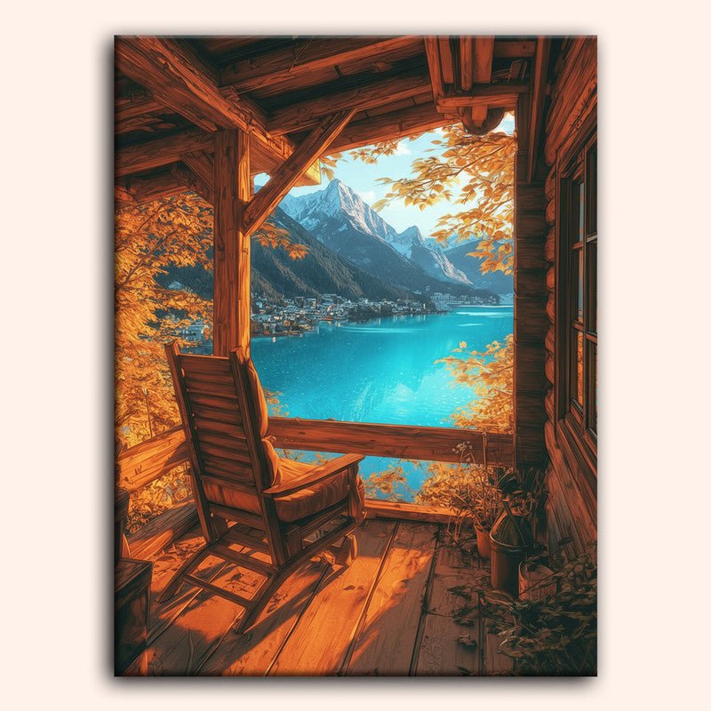 Paint by numbers - Alpine Lake - MyArt