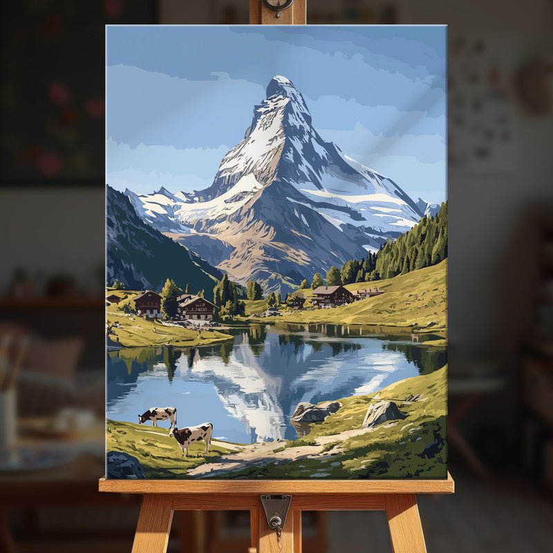 Paint by numbers - Alpine Vista - MyArt