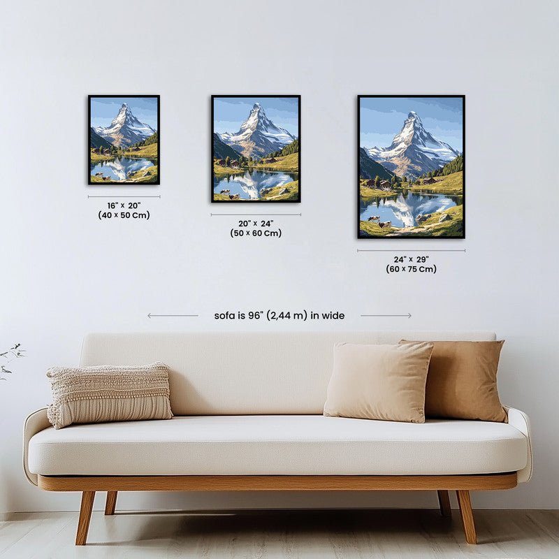 Paint by numbers - Alpine Vista - MyArt