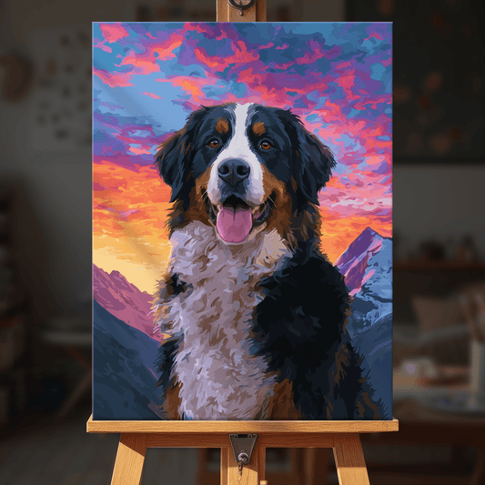Paint by numbers - Alpine Dog - MyArt