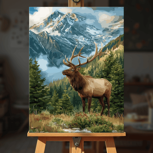 Paint by numbers - Alpine Elk - MyArt