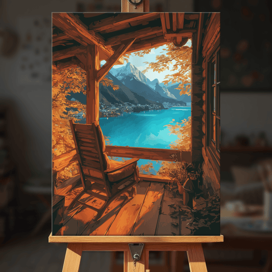 Paint by numbers - Alpine Lake - MyArt