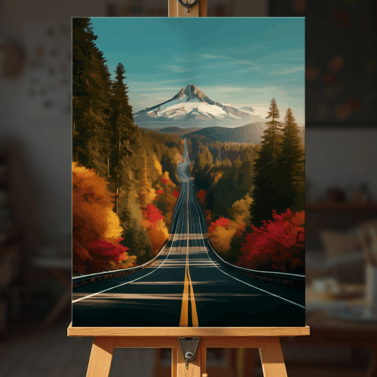 Paint by numbers - Alpine Route - MyArt