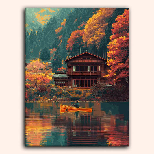 Paint by numbers - Amber Hillside - MyArt