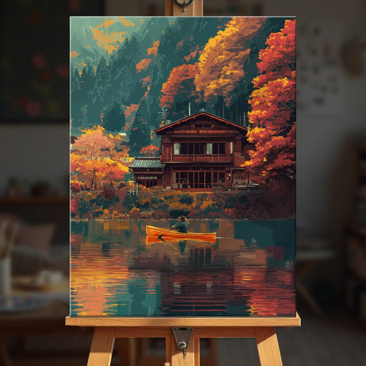 Paint by numbers - Amber Hillside - MyArt