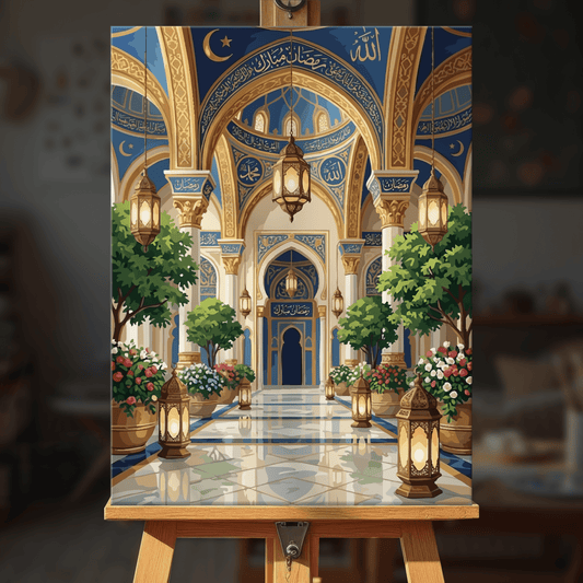 Paint by numbers - Amber Courtyard - MyArt