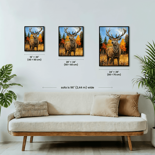 Paint by numbers - Amber Stag - MyArt