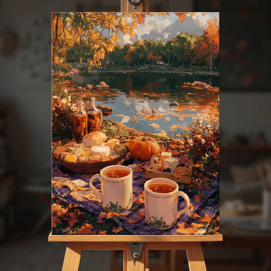 Paint by numbers - Amber Stream - MyArt