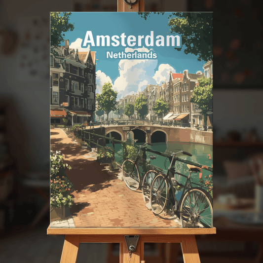 Paint by numbers - Amsterdam Bicycles - MyArt