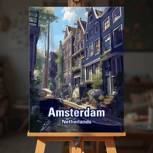 Paint by numbers - Amsterdam Houses - MyArt