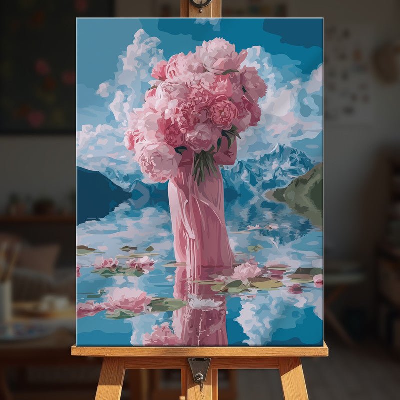 Paint by numbers - Antique Petal Glow - MyArt