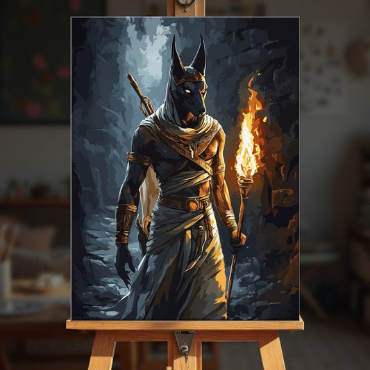 Paint by numbers - Anubis Guardian - MyArt
