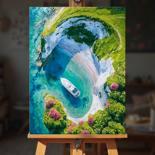 Paint by numbers - Aqua Hideaway - MyArt