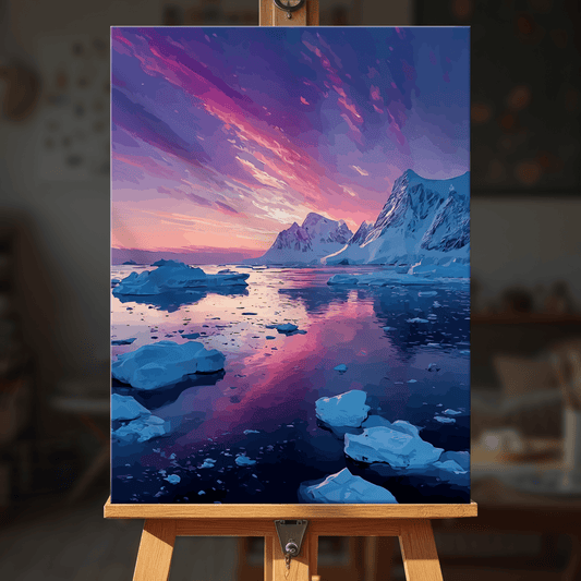 Paint by numbers - Arctic Dawn - MyArt