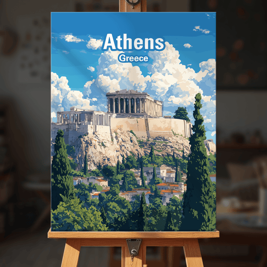 Paint by numbers - Athens Acropolis - MyArt