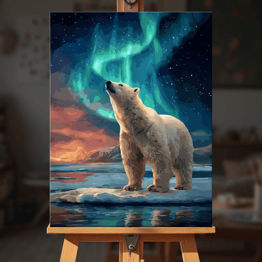 Paint by numbers - Aurora Bear - MyArt