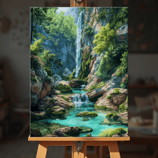 Paint by numbers - Aurora Canyon - MyArt