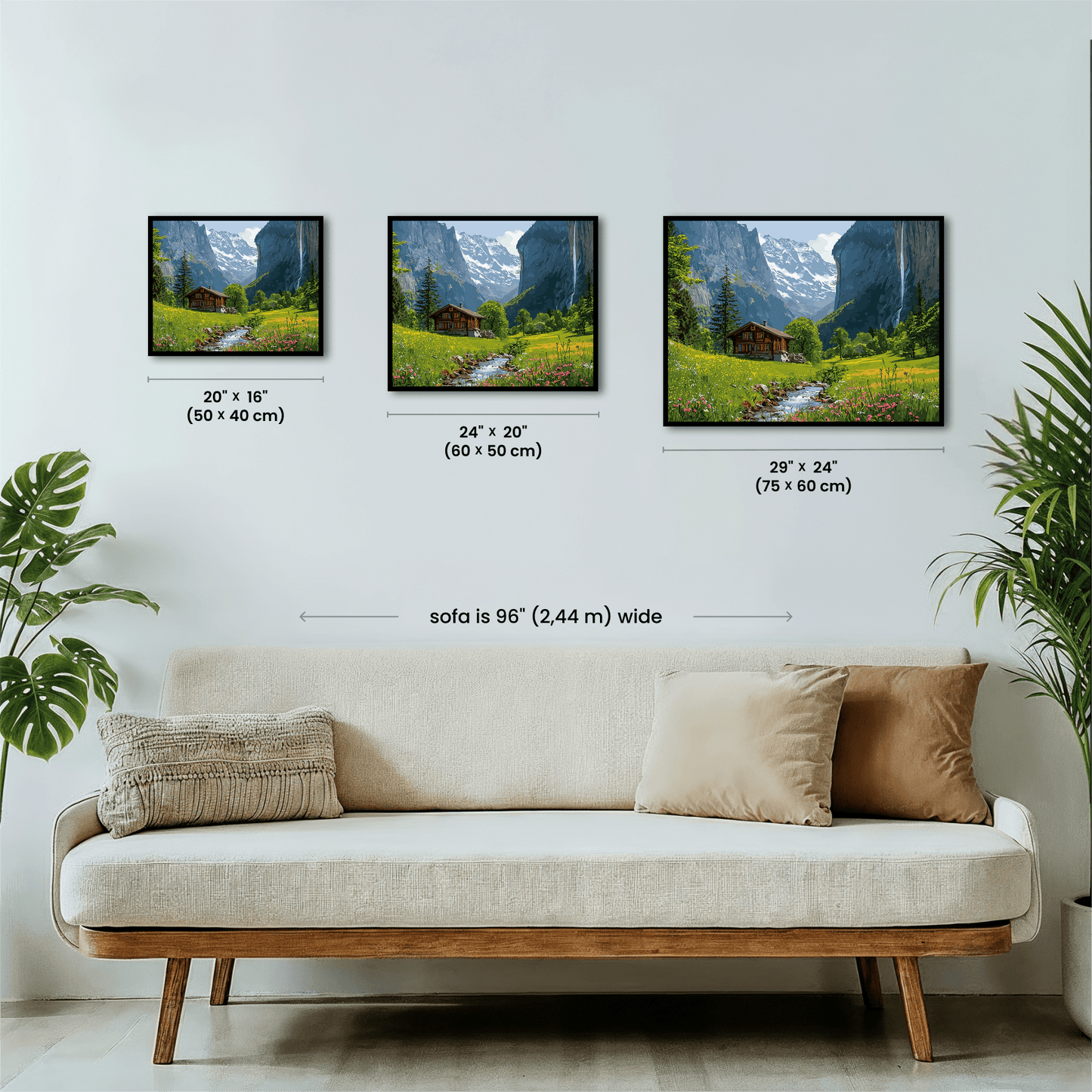 Paint by numbers - Aurora Forest - MyArt