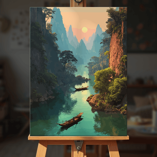 Paint by numbers - Aurora Garden - MyArt