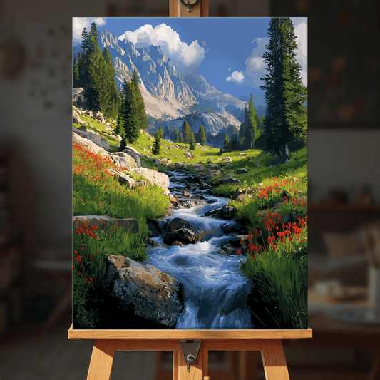 Paint by numbers - Aurora Glade - MyArt