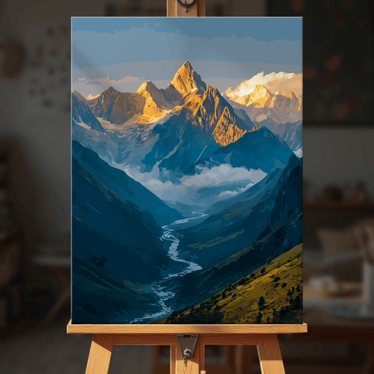 Paint by numbers - Aurora Hollow - MyArt