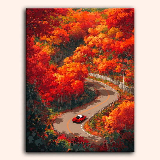 Paint by numbers - Autumn Bridge - MyArt