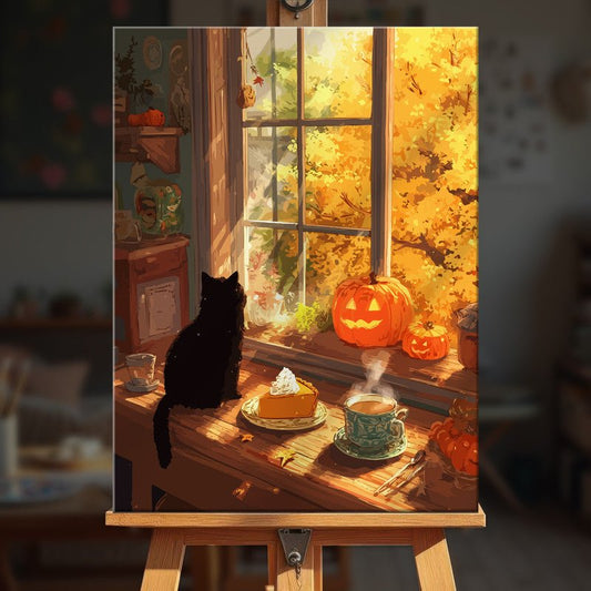 Paint by numbers - Autumn Cafe - MyArt