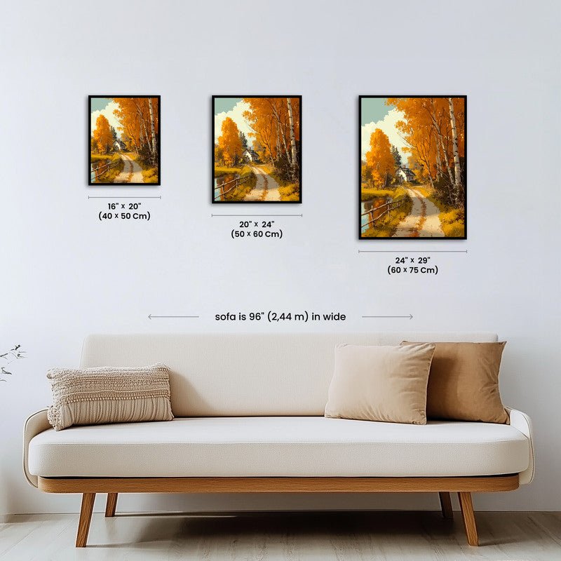 Paint by numbers - Autumn Cottage - MyArt