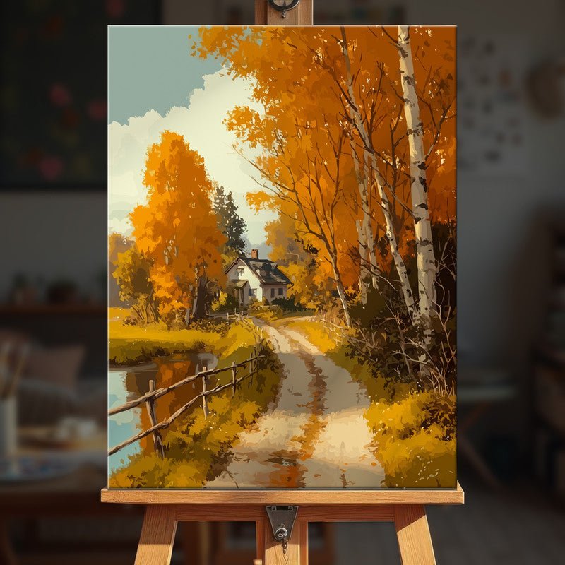 Paint by numbers - Autumn Cottage - MyArt