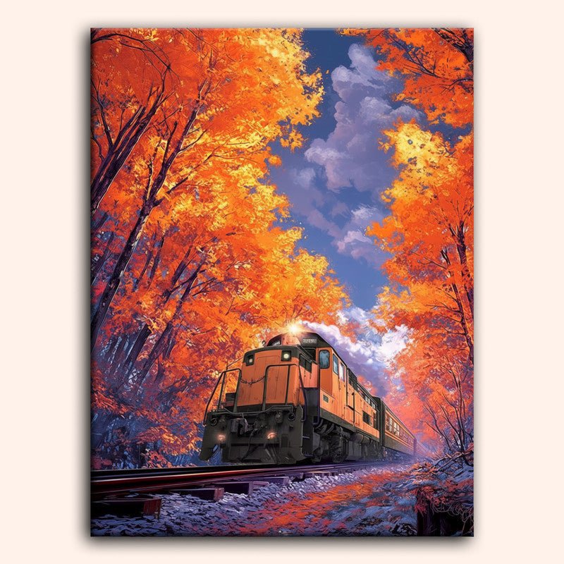Paint by numbers - Autumn Express - MyArt