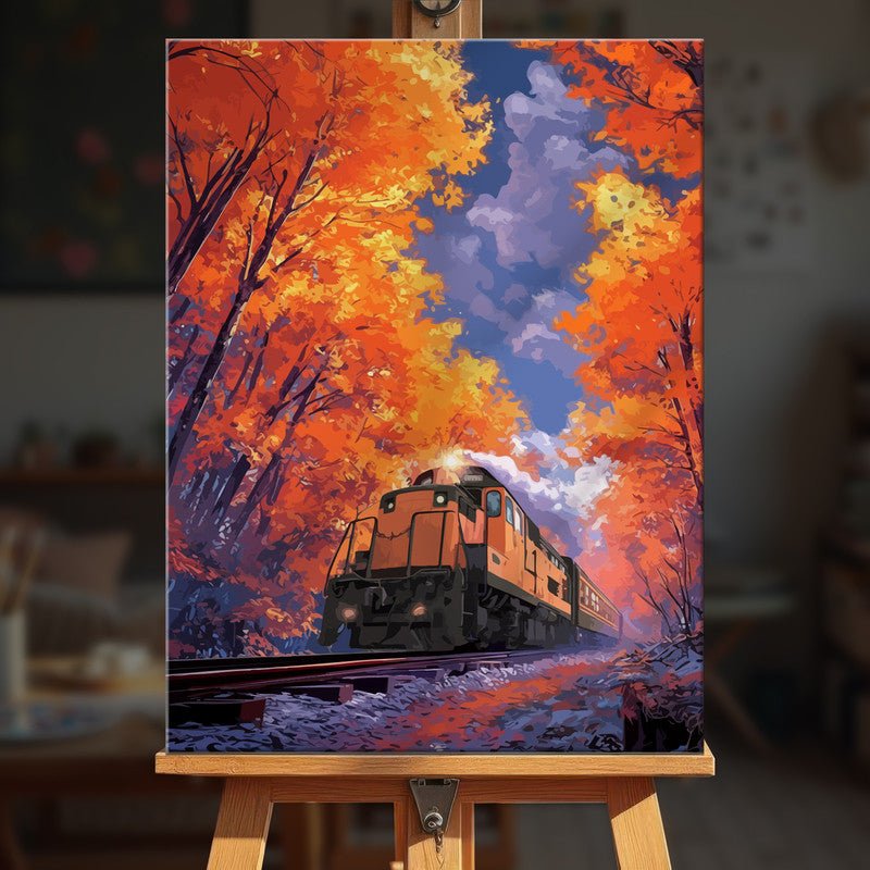 Paint by numbers - Autumn Express - MyArt
