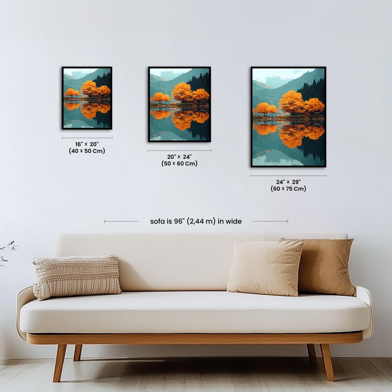 Paint by numbers - Autumn Lake - MyArt