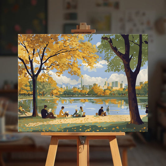 Paint by numbers - Autumn Reflections - MyArt