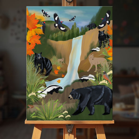 Autumn Waterfall