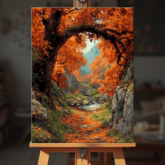 Paint by numbers - Autumn Arch - MyArt