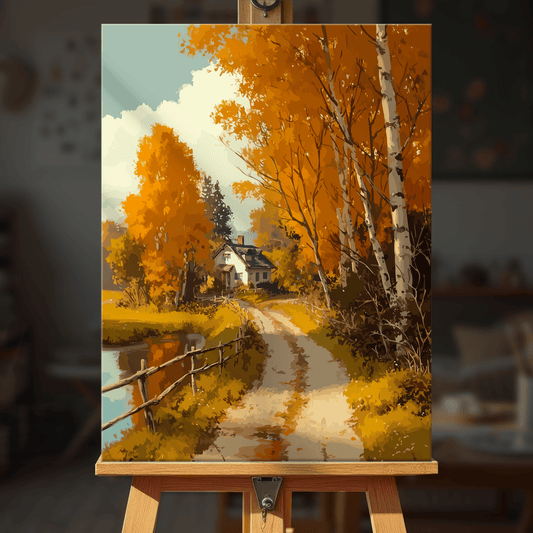 Paint by numbers - Autumn Cottage - MyArt