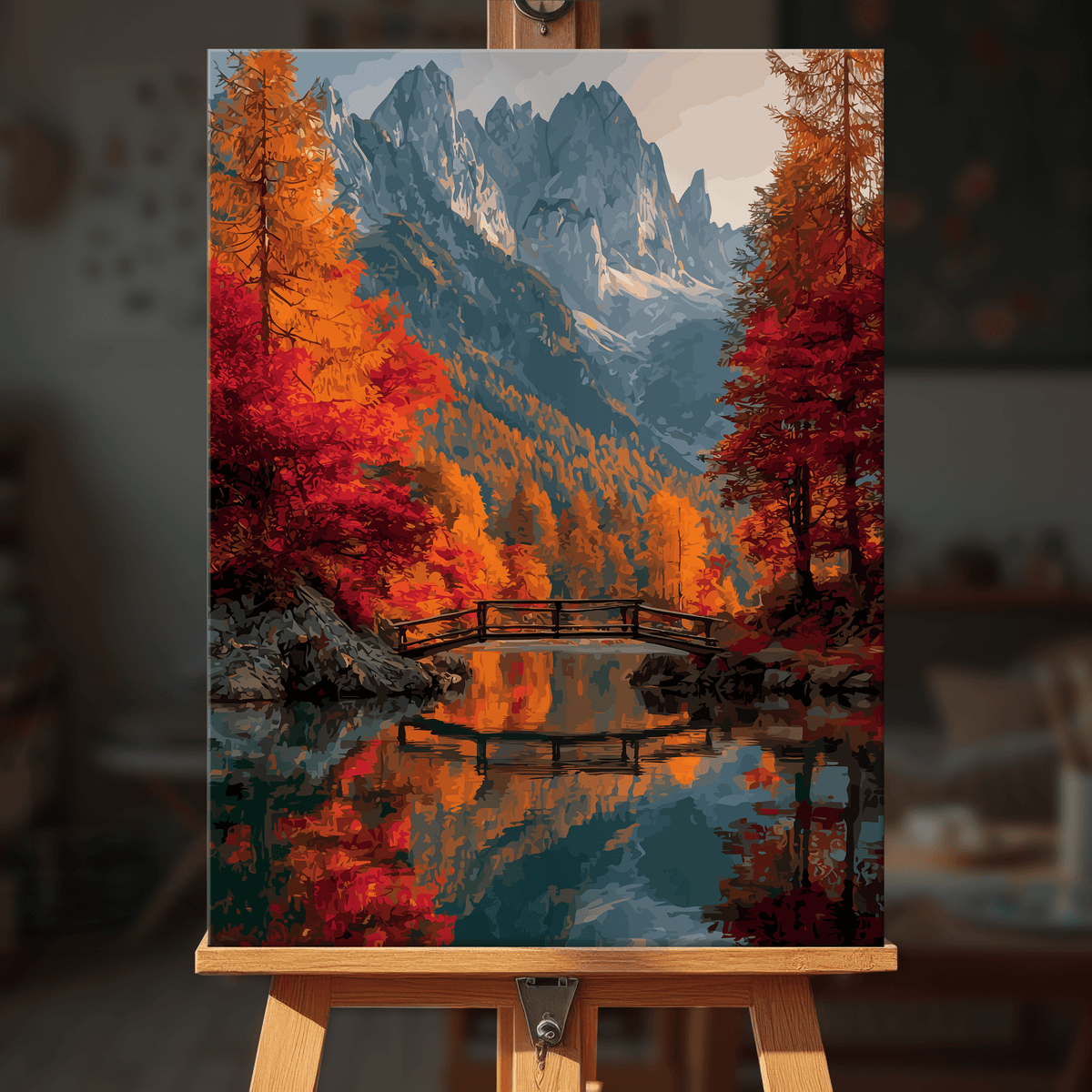 Paint by numbers - Autumn Crossing - MyArt
